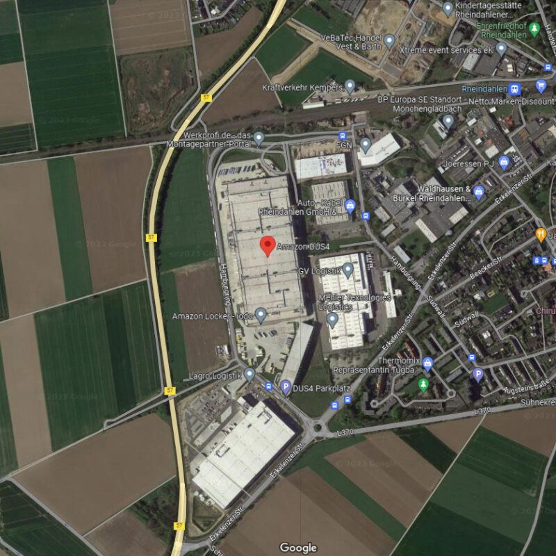 Amazon Lager Satelliten Ansicht